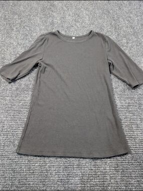 Source Unknown Black Short Sleeve Knit Tee